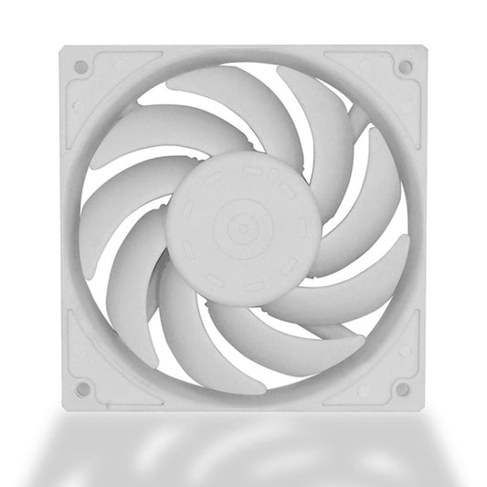 F120 Computer CPU Radiator Cooling Fan (White) - Fan Cooling by buy2fix | Online Shopping UK | buy2fix