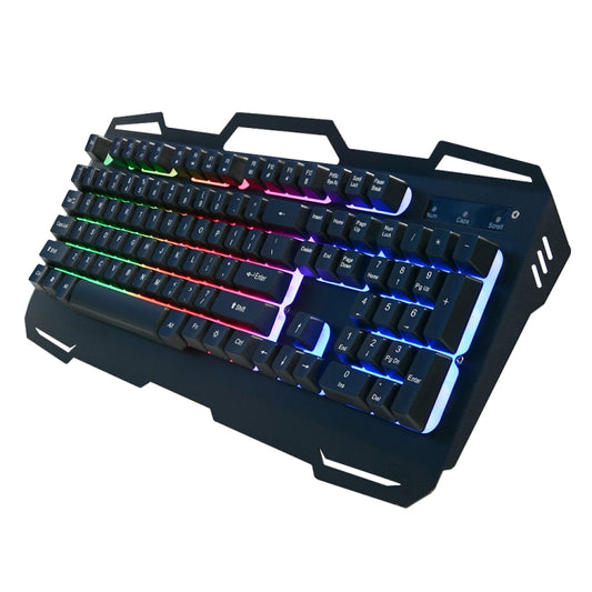iMICE AK-400 USB Interface 104 Keys Wired Colorful Backlight Gaming Keyboard for Computer PC Laptop(Black) by iMICE