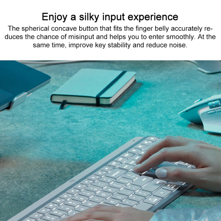 Logitech MX keys S Wireless Bluetooth Smart Backlit Keyboard (Black) by Logitech