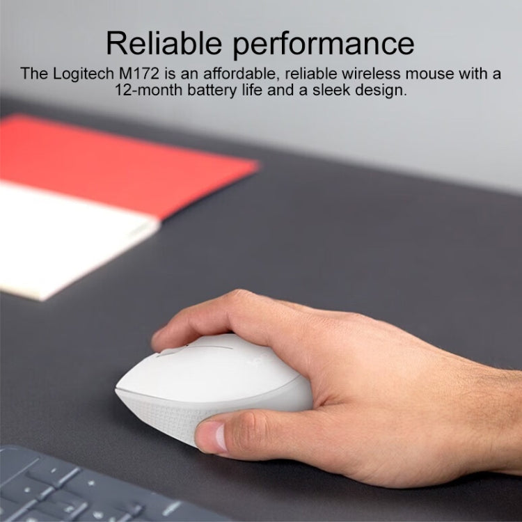 Logitech M172 1000DPI 2.4GHz Wireless Mouse (Pink) by Logitech