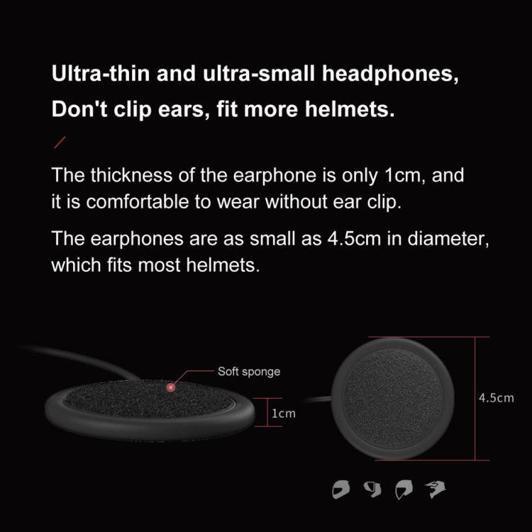 Dier DK11 800m Helmet Wireless Bluetooth Headset 5.0 Waterproof Double Motorcycle Call headset - Motorcycle Walkie Talkie by buy2fix | Online Shopping UK | buy2fix