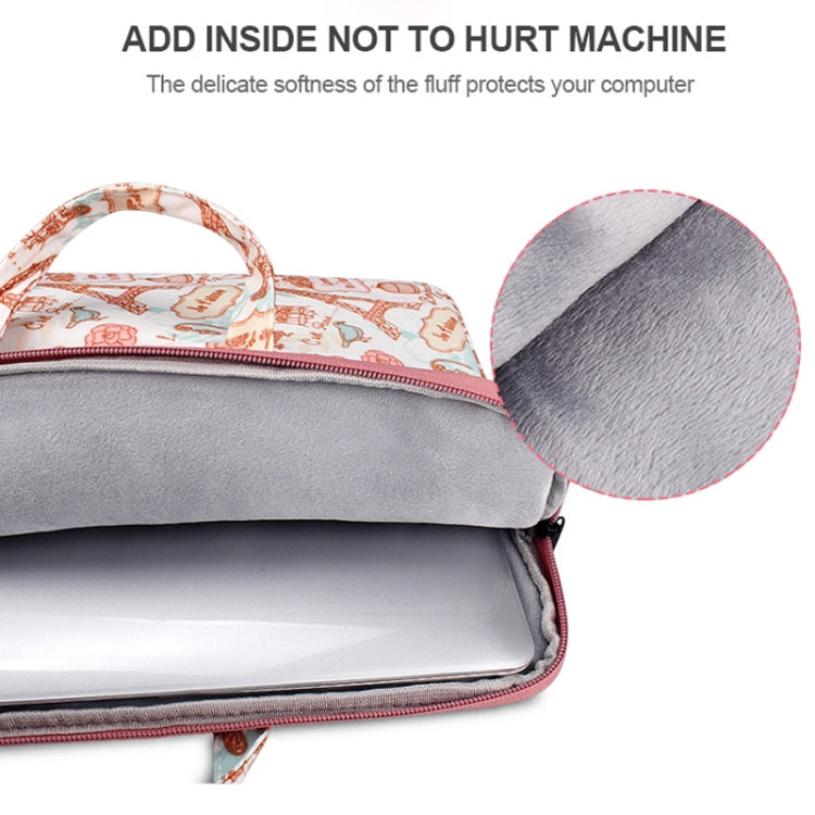 Canvas Waterproof Laptop Handbag for 14.1 inch Laptops by buy2fix