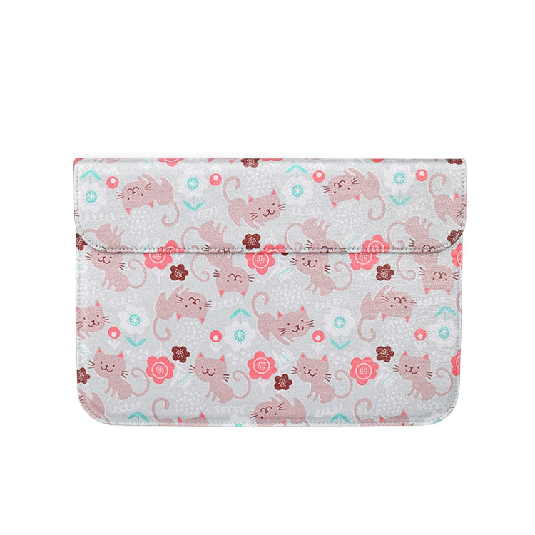 PU + Nylon Laptop Sleeve Bag Laptop Bag for 13.3 inch Laptops (Cat) by buy2fix