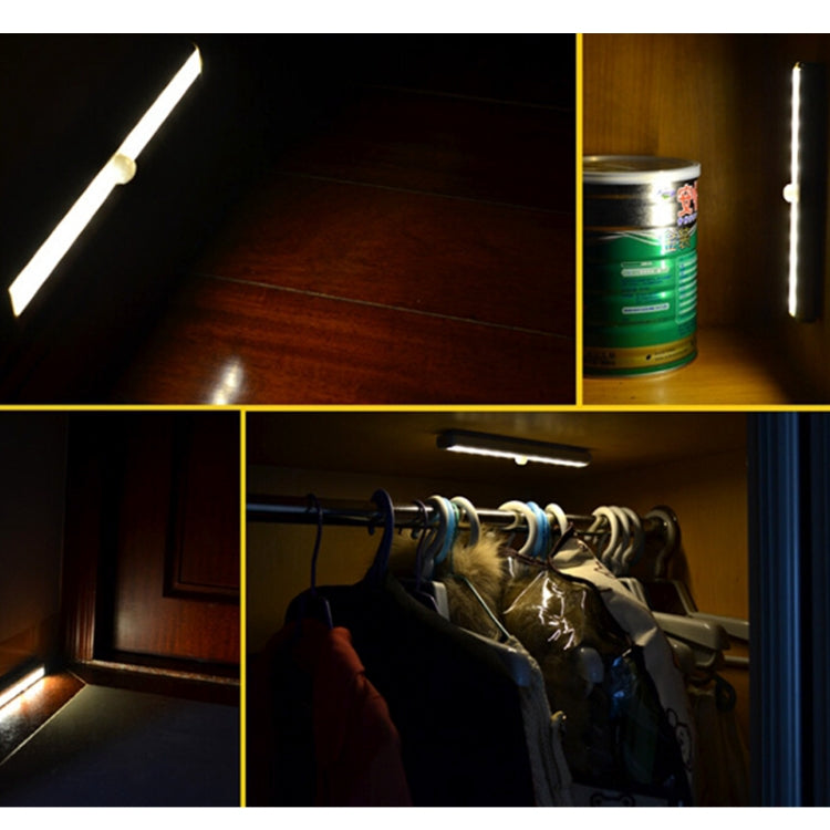 USB0406 Motion Sensor LED Night Light, 100LM, Rechargeable, 3000-3500K, 3 Switch Modes by buy2fix