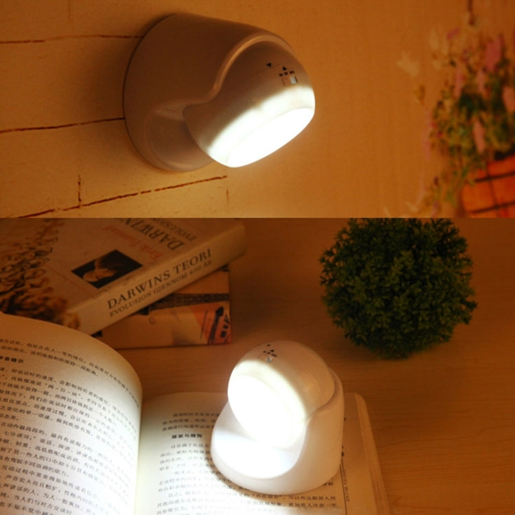 MM3W1 3W White Light PIR Motion Sensor Detector Security Lamp , 9 LEDs 240 LM 6000K 360 Degrees Rotation Wireless Motion Sensor Wardrobe Light / Night Light / Wall Lamp for bedroom, living room, bathroom, aisle by buy2fix