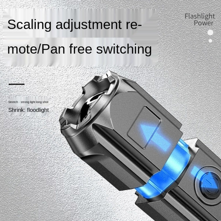SMILING SHARK 622A Telescopic Focusing Three-gear Bright LED Flashlight - LED Flashlight by buy2fix | Online Shopping UK | buy2fix