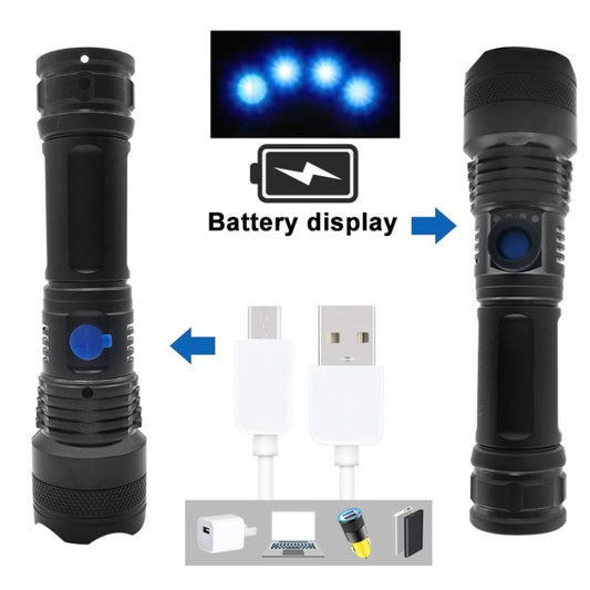 L-839 USB Rechargeable Spotlight Mini Portable XPE Glare LED Flashlight by buy2fix