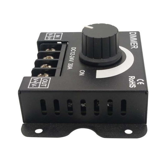 30A LED Controller Knob Dimming Smart Module(Black) by buy2fix