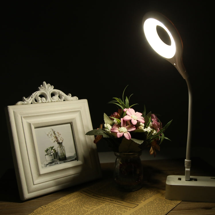 400LM 16 LEDs USB Portable Desk Lamp(White) - USB Light by buy2fix | Online Shopping UK | buy2fix