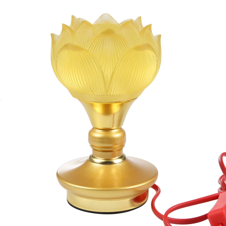 2pcs Household LED Lotus Lights for Buddha Electronic Altar Lamp, CN Plug(Colorful Light) - Holiday Lights by buy2fix | Online Shopping UK | buy2fix