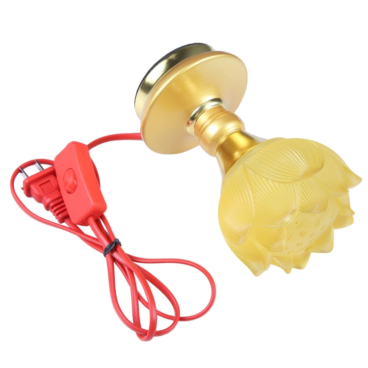 2pcs Household LED Lotus Lights for Buddha Electronic Altar Lamp, CN Plug(Colorful Light) - Holiday Lights by buy2fix | Online Shopping UK | buy2fix