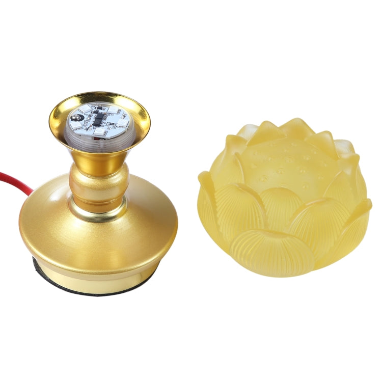 2pcs Household LED Lotus Lights for Buddha Electronic Altar Lamp, CN Plug(Colorful Light) - Holiday Lights by buy2fix | Online Shopping UK | buy2fix
