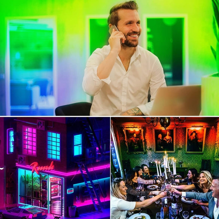 WS2812B RGB Light 5050 SMD LED Casing Waterproof Rope Light, 30 LED/m, DC 12V, Length: 5m by buy2fix