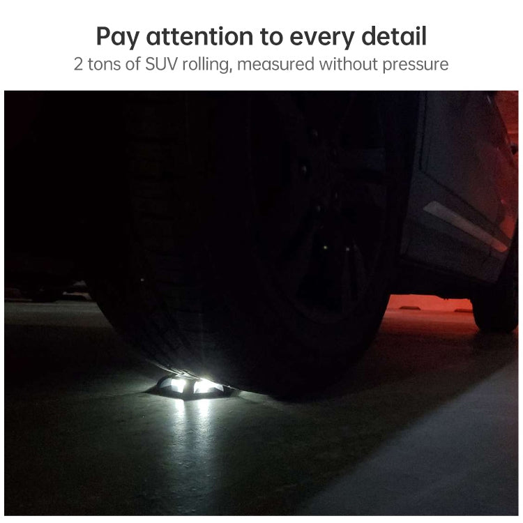 6 LEDs Outdoor Waterproof Aluminum Alloy High Compression Solar Buried Light Road Lighting Lamp, Color Temperature: 6000K (Black White Light) - Buried Lights by buy2fix | Online Shopping UK | buy2fix