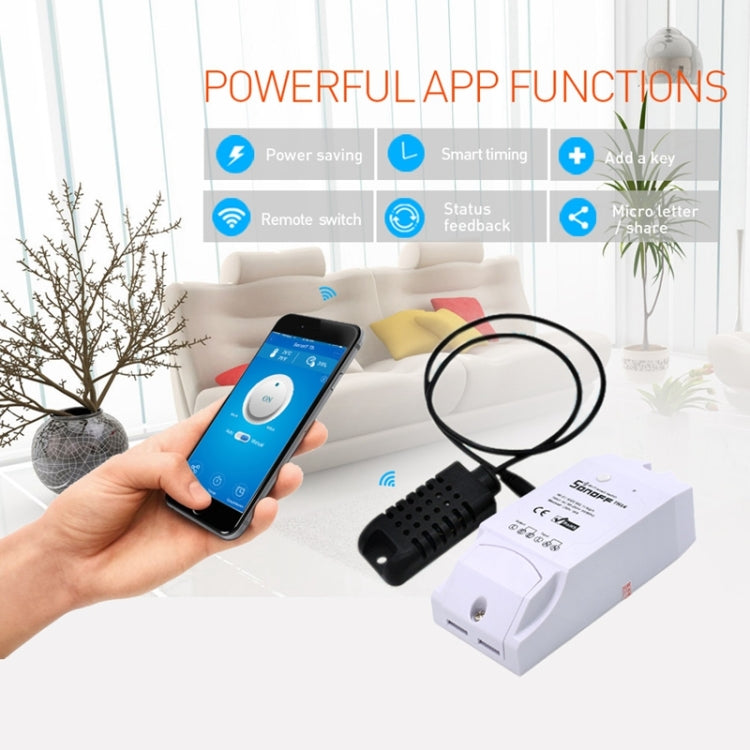 Sonoff TH-1 Temperature and Humidity Sensor for Sonoff TH10/TH16 WiFi Smart Switch by buy2fix