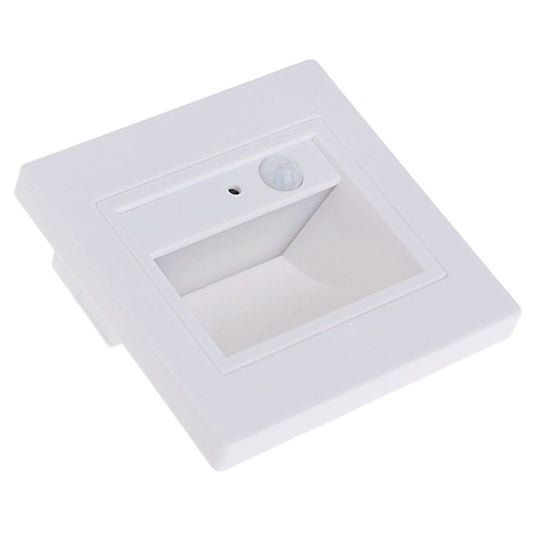 YK2306 Warm White Light Motion Sensor COB LED Wall Light for Stairs Step Corner, AC 85-265V by buy2fix
