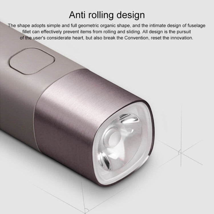 Original Xiaomi Youpin SOLOVE LED Flashlight 3000mAh USB Multi-function Portable Lighting(Black) - LED Flashlight by Xiaomi | Online Shopping UK | buy2fix