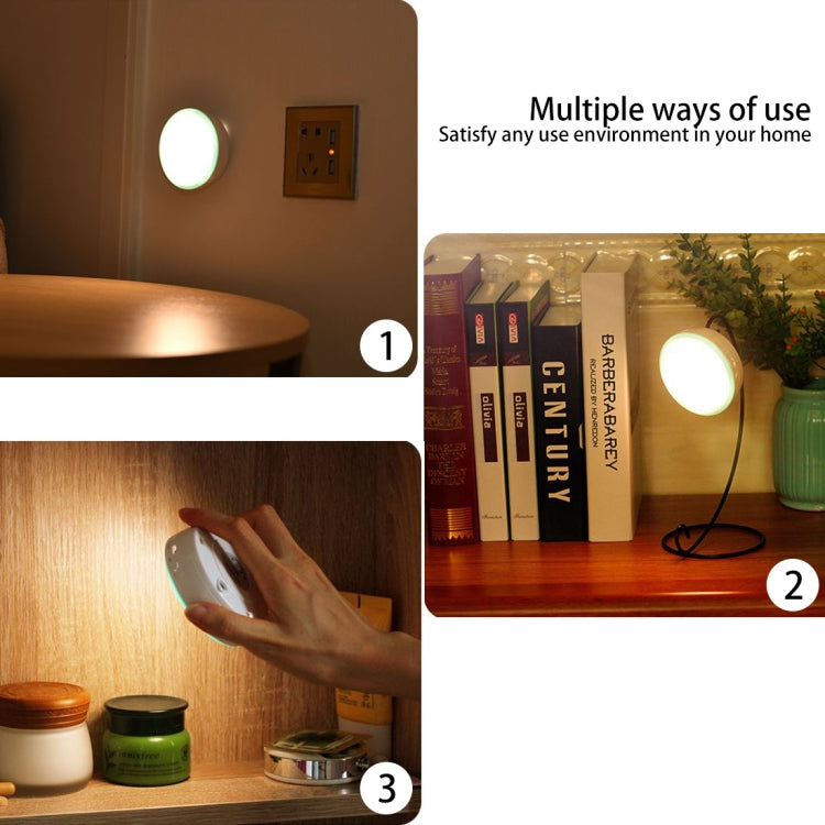 R10 USB Charging LED PIR Sensor Night Light , 4000K Emergency Light Cabinet Lamp, Sensor Distance: about 3m, DC 4.5V(Blue) - Sensor LED Lights by buy2fix | Online Shopping UK | buy2fix