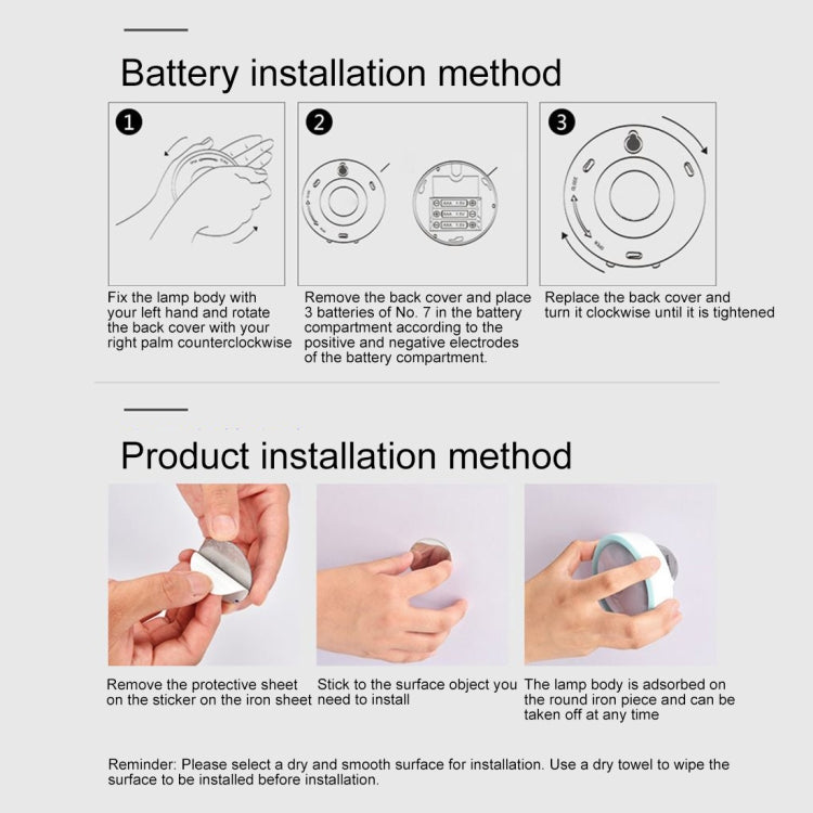 R10 USB Charging LED PIR Sensor Night Light , 4000K Emergency Light Cabinet Lamp, Sensor Distance: about 3m, DC 4.5V(Blue) - Sensor LED Lights by buy2fix | Online Shopping UK | buy2fix