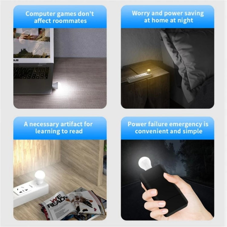 3 LEDs 5730 SMD USB LED Light Night Lamp Bulb, DC 5V (White Light) - USB Light by buy2fix | Online Shopping UK | buy2fix