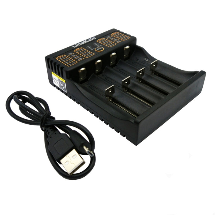 LiitoKala lii-402 4 In 1 Lithium Battery Charger for Li-ion IMR 18650, 18490, 18350, 17670, 17500, 16340(RCR123), 14500, 10440 - Charger & Converter by buy2fix | Online Shopping UK | buy2fix