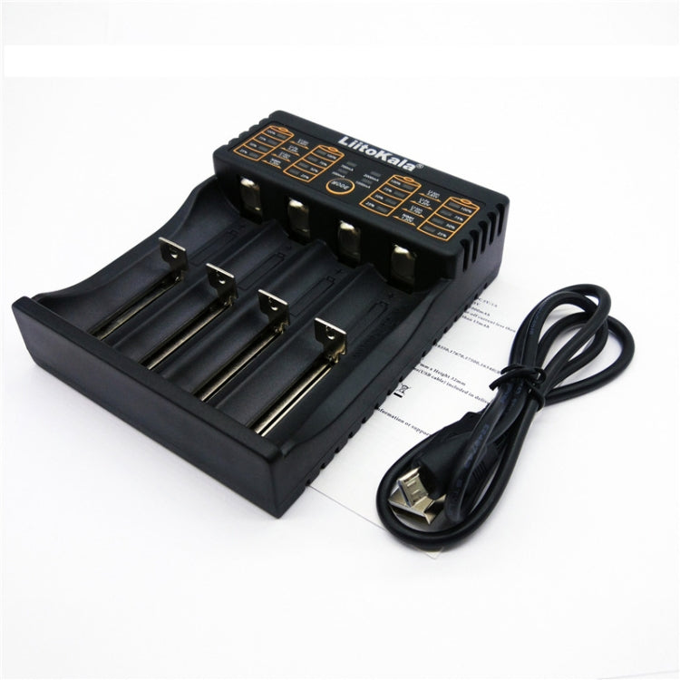 LiitoKala lii-402 4 In 1 Lithium Battery Charger for Li-ion IMR 18650, 18490, 18350, 17670, 17500, 16340(RCR123), 14500, 10440 - Charger & Converter by buy2fix | Online Shopping UK | buy2fix
