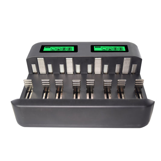 5V 2A USB 8 Slot Battery Charger for AA & AAA & C / D Battery, with LCD Display by buy2fix
