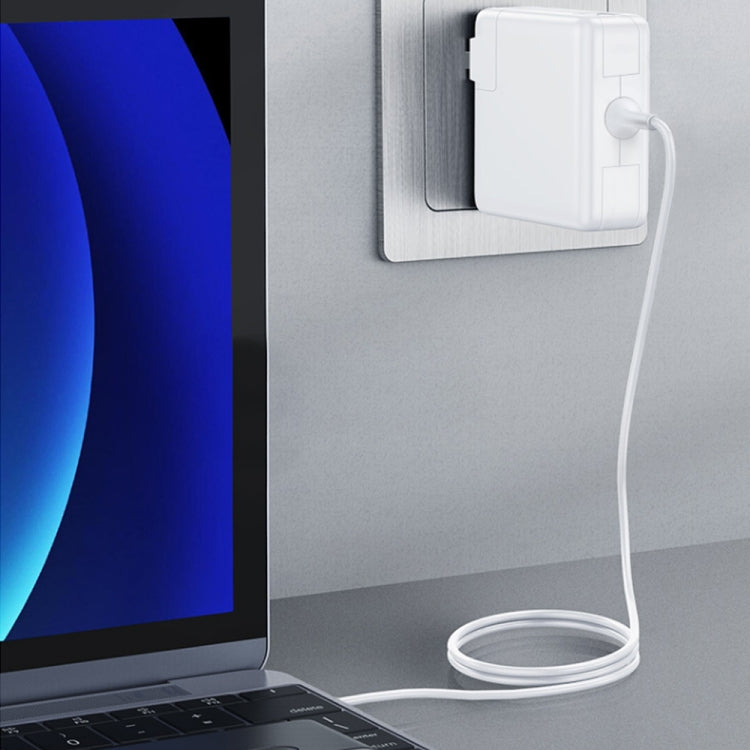 14.5V 3.1A 45W 5 Pin L Style MagSafe 1 Power Charger for Apple Macbook A1244 / A1237 / A1369 / A1370 / A1374 / A1304, Length: 1.7m, EU Plug(White) by buy2fix