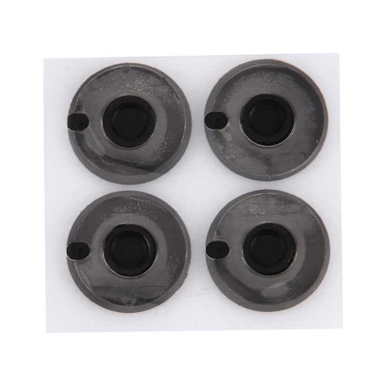 4 PCS for Macbook Pro 13.3 inch & 15.4 inch & 17 inch (2009-2011) A1278 & A1286 & A1297 / MC700 / MB990 / MC374 / MB991 / MC721 / MB985 / MB986 Bottom Case Rubber Mats(Black) - Rubber Mats by buy2fix | Online Shopping UK | buy2fix