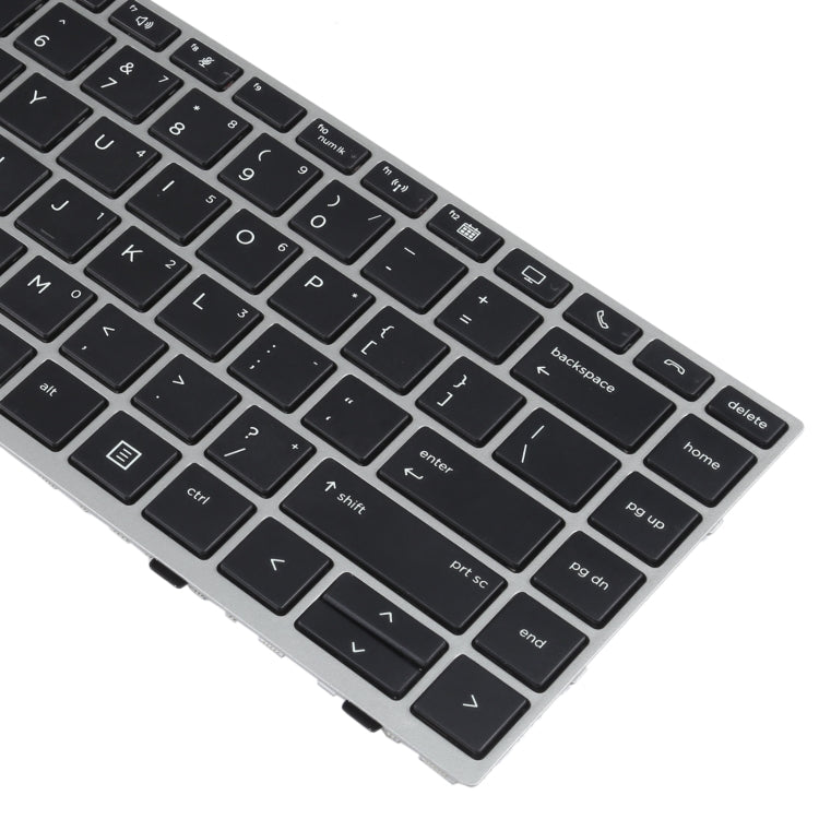 For HP Elitebook 840 G5 846 G5 745 G5 US Version Keyboard with Pointing Stick (Silver) - Replacement Keyboards by buy2fix | Online Shopping UK | buy2fix