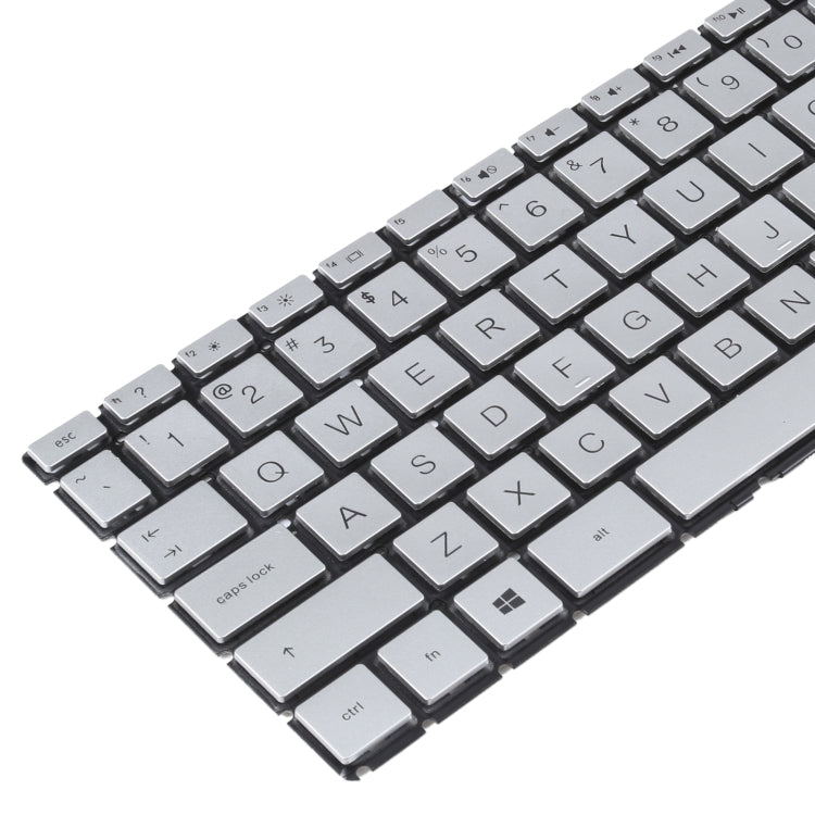 For HP Pavilion x360 14-CK 14-CD 14-CE 14-CM 14-DG US Version Keyboard (Silver) - Replacement Keyboards by buy2fix | Online Shopping UK | buy2fix
