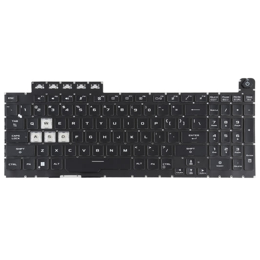 For Asus TUF Gaming F15 FX506 FA506 US Version Keyboard with Backlight - Replacement Keyboards by buy2fix | Online Shopping UK | buy2fix