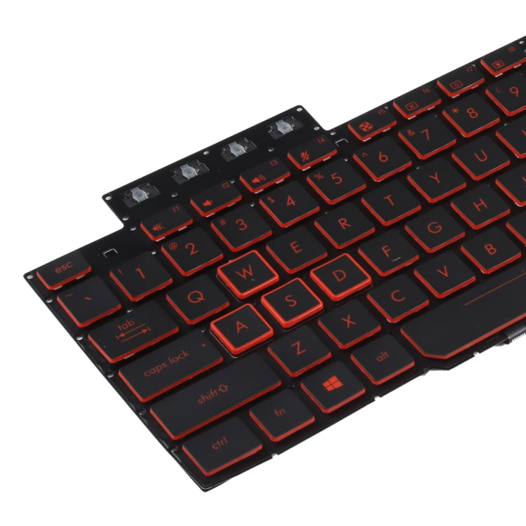 For Asus FX80 FX80GE FZ80G ZX80G FX505 US Version Keyboard with Backlight - Replacement Keyboards by buy2fix | Online Shopping UK | buy2fix