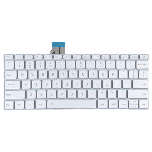 For Xiaomi Mi Notebook Air 12.5 US Version Keyboard with Backlight (Silver) - Replacement Keyboards by buy2fix | Online Shopping UK | buy2fix