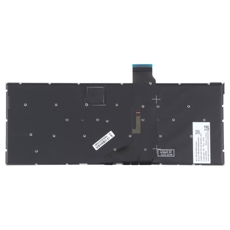 For Xiaomi Mi Notebook Air 12.5 US Version Keyboard with Backlight (Silver) - Replacement Keyboards by buy2fix | Online Shopping UK | buy2fix