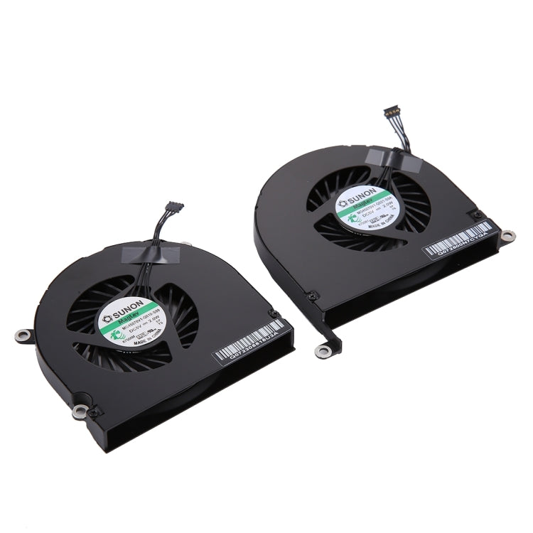 1 Pair for Macbook Pro 17 inch A1297 (2009 - 2011) Cooling Fans (Left + Right) - Cooling Fan by buy2fix | Online Shopping UK | buy2fix