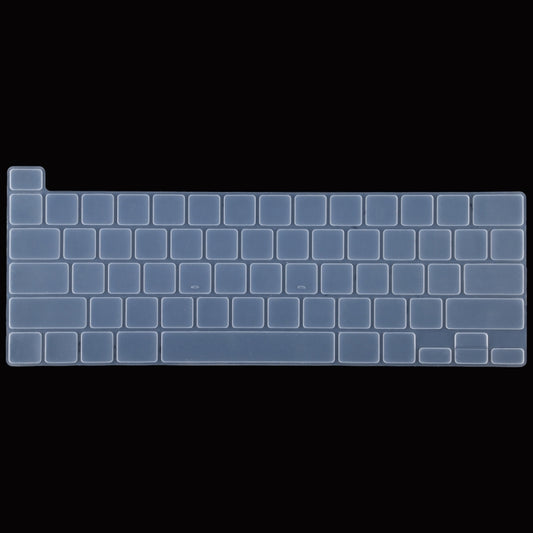 Dustproof Silicone Laptop Keyboard Protective Film for MacBook Pro 13.3 inch 2022 (White) by buy2fix