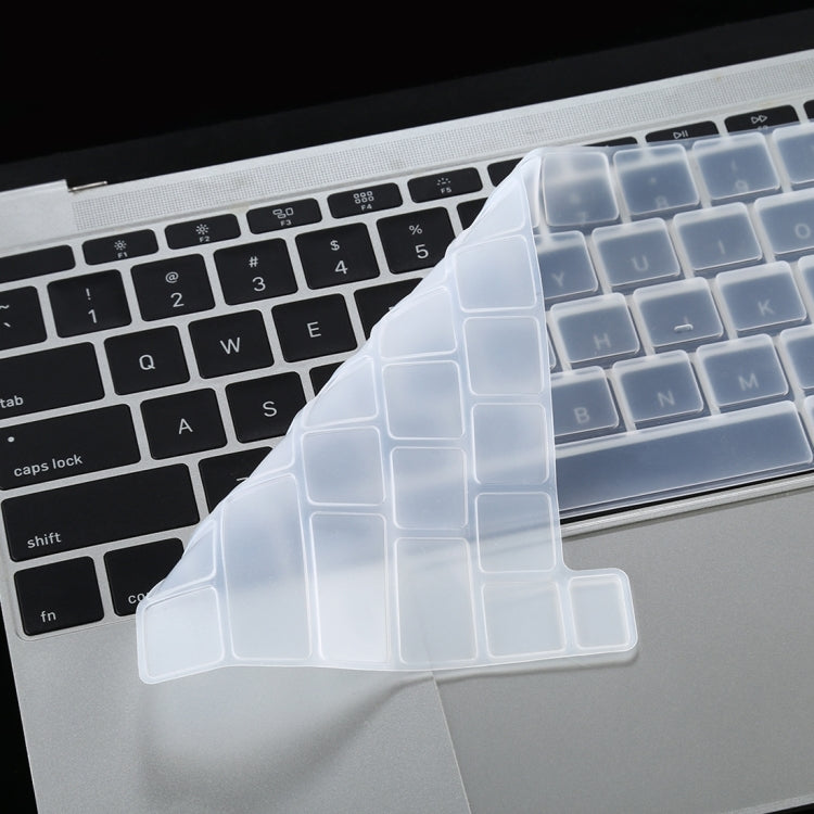 Dustproof Silicone Laptop Keyboard Protective Film for MacBook Pro 13.3 inch 2022 (White) by buy2fix