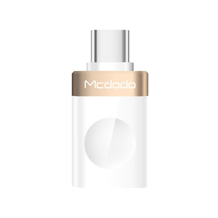 Mcdodo OT-1942 USB-C / Type-C to USB 3.0 AF Data Transmission Charging OTG Adapter(Gold) - OTG Adapter by Mcdodo | Online Shopping UK | buy2fix