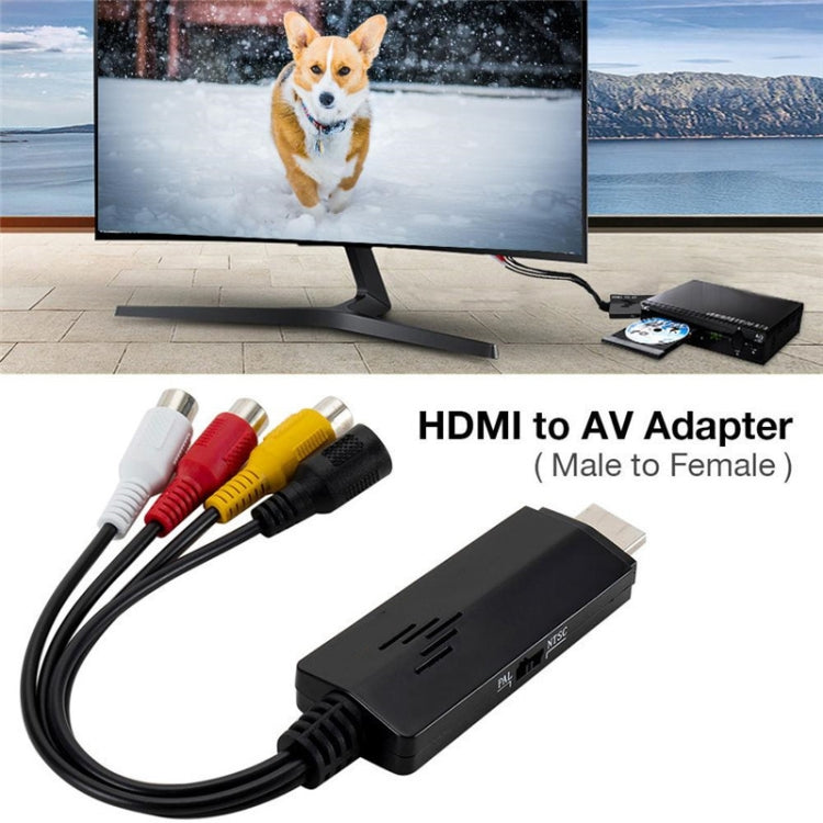 HD Video to 3RCA AV CVBS Converter Adapter by buy2fix