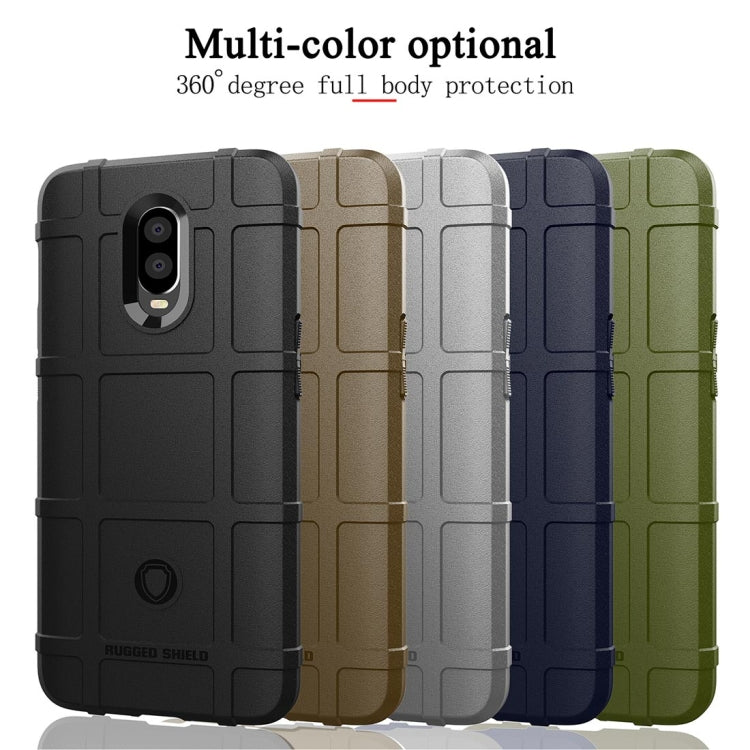 Shockproof Protector Cover Full Coverage Silicone Case for OnePlus 6T(Black) - OnePlus Cases by buy2fix | Online Shopping UK | buy2fix