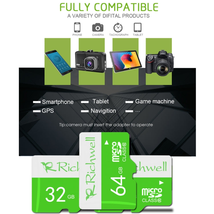 Richwell 32GB High Speed Class 10 Micro SD(TF) Memory Card - Micro SD Card by Richwell | Online Shopping UK | buy2fix