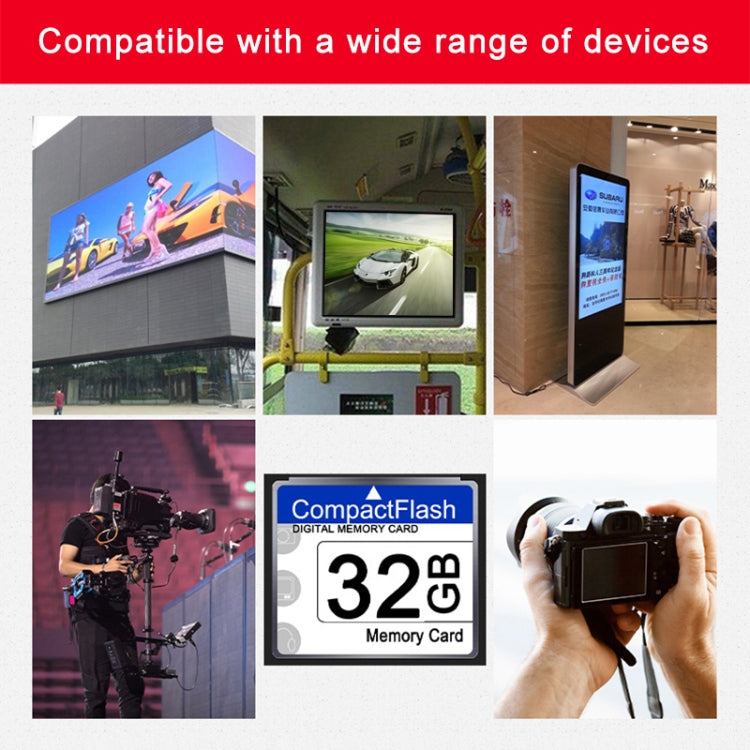 32GB Compact Flash Card - CF Card by buy2fix | Online Shopping UK | buy2fix