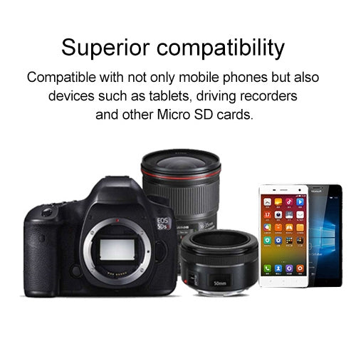 8GB High Speed Class10 Black TF(Micro SD) Memory Card - Micro SD Card by buy2fix | Online Shopping UK | buy2fix