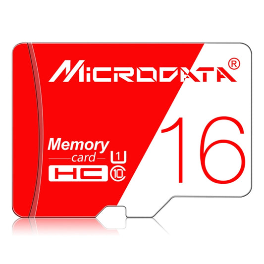 MICRODATA 16GB High Speed U1 Red and White TF(Micro SD) Memory Card - Micro SD Card by MiCRODATA | Online Shopping UK | buy2fix