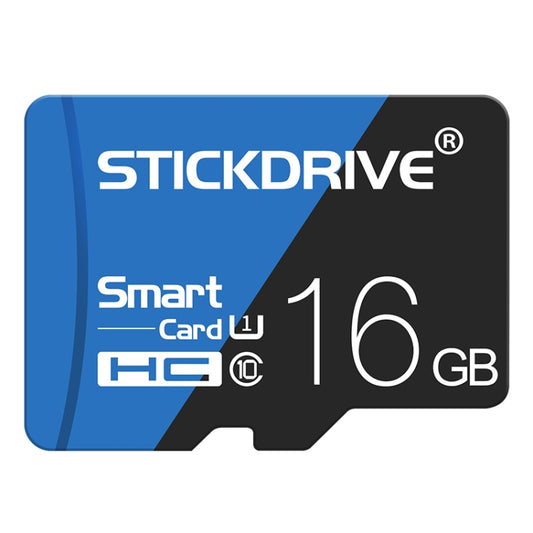 STICKDRIVE 16GB High Speed U1 Blue and Black TF(Micro SD) Memory Card - Micro SD Card by STICKDRIVE | Online Shopping UK | buy2fix