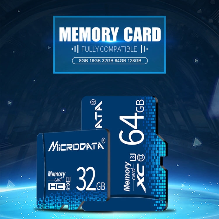 MICRODATA 32GB U1 Blue TF(Micro SD) Memory Card - Micro SD Card by MiCRODATA | Online Shopping UK | buy2fix