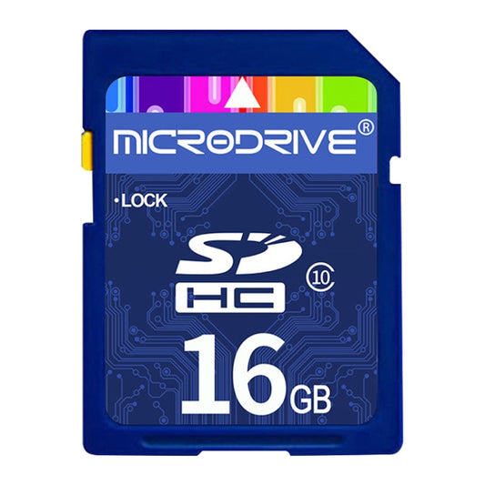 Microdrive 16GB High Speed Class 10 SD Memory Card for All Digital Devices with SD Card Slot - SD Card by buy2fix | Online Shopping UK | buy2fix