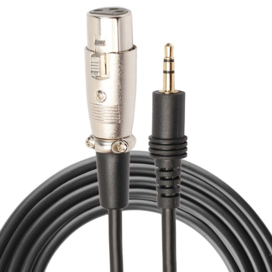 3m 3.5mm Male to XLR Female Microphone Audio Cord Cable - Microphone Audio Cable & Connector by buy2fix | Online Shopping UK | buy2fix