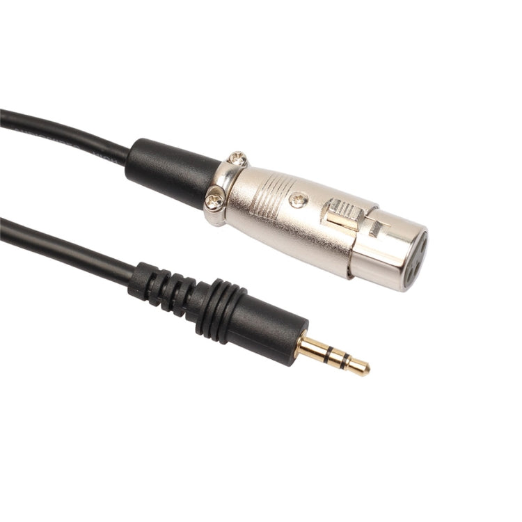 3m 3.5mm Male to XLR Female Microphone Audio Cord Cable - Microphone Audio Cable & Connector by buy2fix | Online Shopping UK | buy2fix